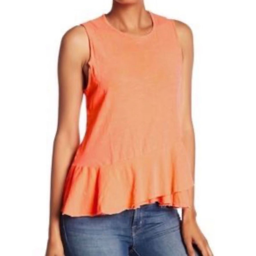 Women's Sundry Tank Top bright Coral Size 2